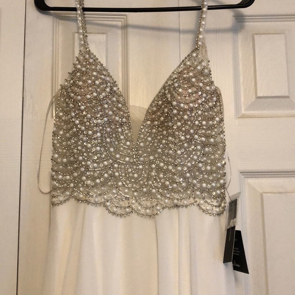 White Formal Dress - Picture 2 of 6
